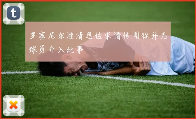 罗塞尼尔澄清恩佐求情传闻称并无球员介入此事